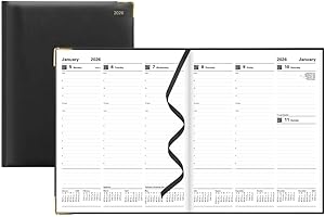Letts of London® 2026 Classic Weekly Appointment Book and Planner, 12 Months, January to December, Gold Corners, Quarto Size,