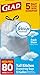Glad Trash Bags, Tall Kitchen Drawstring Garbage Bags - OdorShield 13 Gallon Grey Trash Bag, Febreze Fresh Clean - 80 Count