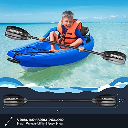 MaxKare Kids Kayak with Paddle & Seat Youth Kayak SitOnTop Kayak