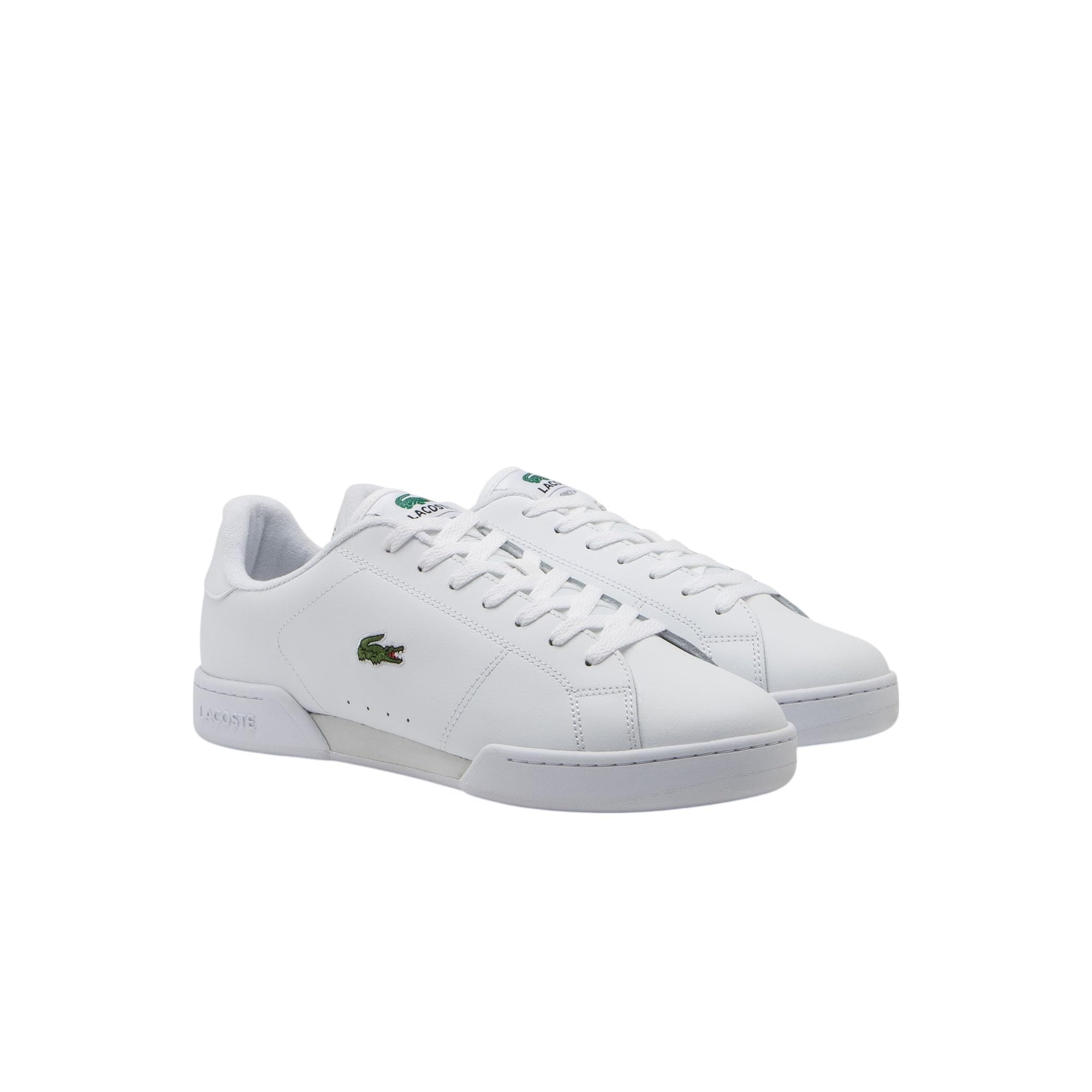 Lacoste Men’s Carnaby Cup Sneaker, White/White, 12.5