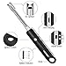 USB Candle Lighter, HOKEKI ARC Electric Kitchen Lighter with 360°Flexible Neck Rechargeable Flameless Windproof Portable 9IN for Camping Grilling BBQ Gas Stove (Black)thumb 2