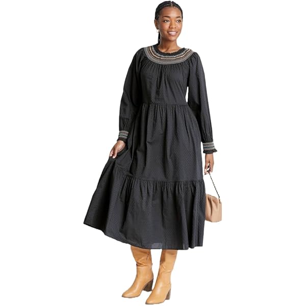 ava and viv black dress Dress Casual Short By Ava & Viv In Black, Size: 1x main image 1