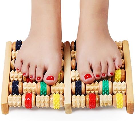 Homedics Foot Massager Dual Foot Wooden Foot Massager Prostate Massager Best Selling 2017 Products Health Products Massage Tool Perfect Gift (M)