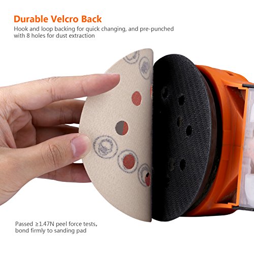 60PCS Hook & Loop Discs Sanding Discs, Tacklife Sander Pads For 5 Inch Random E 689749210439 eBay