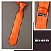 Dan Smith Orange Red,Dark Red,Dark Blue,Dark Green,Dim Gray Slim Neck Tie For Wedding Large Variety Of Thin Necktie Multi-Color Silk Touch Casual Custom DAN2002 5 Style Plain