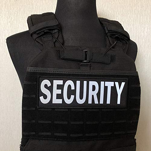 SUVIYA 8.5x3 Inch Large Untra Reflective Security Patch with Hook and Loop (8.5x3 inch)