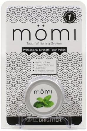 All Natural Momi Professional Strength Tooth Polish - Dye Free - 3 Flavors Available