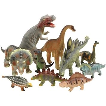 toysmith soft dinosaur set