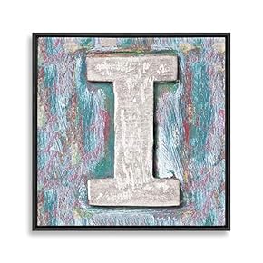 signwin Framed Canvas Wall Art Alphabet Canvas Prints...