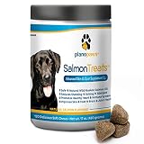 Salmon Oil for Dogs - Omega 3 Fish Oil for Dogs - Itching Skin Relief - Dog Allergy Relief Medicine - Improves Shedding Itchy Dog Skin - 120 Dog Fish Oil Treats - Natural Wild Alaskan Salmon Oil Chews