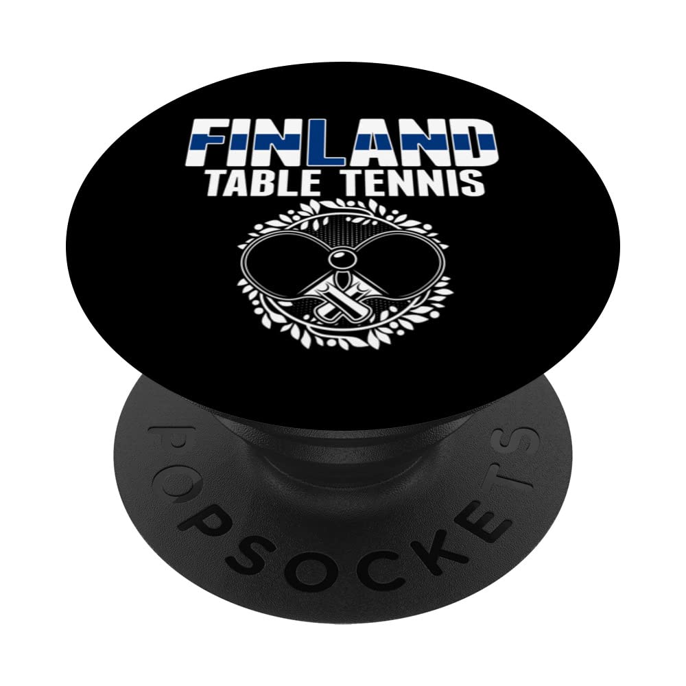 Finland Table Tennis Lovers Finnish Ping Pong Team Supporter PopSockets Swappable PopGrip
