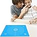 DAIWEIS Extra Large Silicone Baking Mat for Pastry Rolling with Measurements Pastry Rolling Mat, Reusable Non-Stick Silicone Baking Mat (blue)