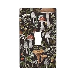 Cute Mushroom Boho Light Switch Cover Decorative