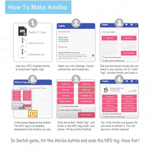 Origin-Joy 20 PCS Blank NFC Cards (NTAG215) - Compatible With TagMo, Amiibo, Smartphones, 504 Bytes - View #10