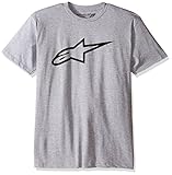 Alpinestars Men's Ageless Classic Tee, Athletic Heather/Black, Large