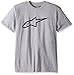 ALPINESTARS Men's Ageless Classic Tee, Athletic Heather/Black, Large