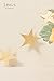 Ling's moment Star Garland Star Bunting Decorations, Paper Star Banner Hanggings for Wedding Birthday Party Baby Shower, Gold Christmas Decorations(Gold Iridescent Paper) 34pcs