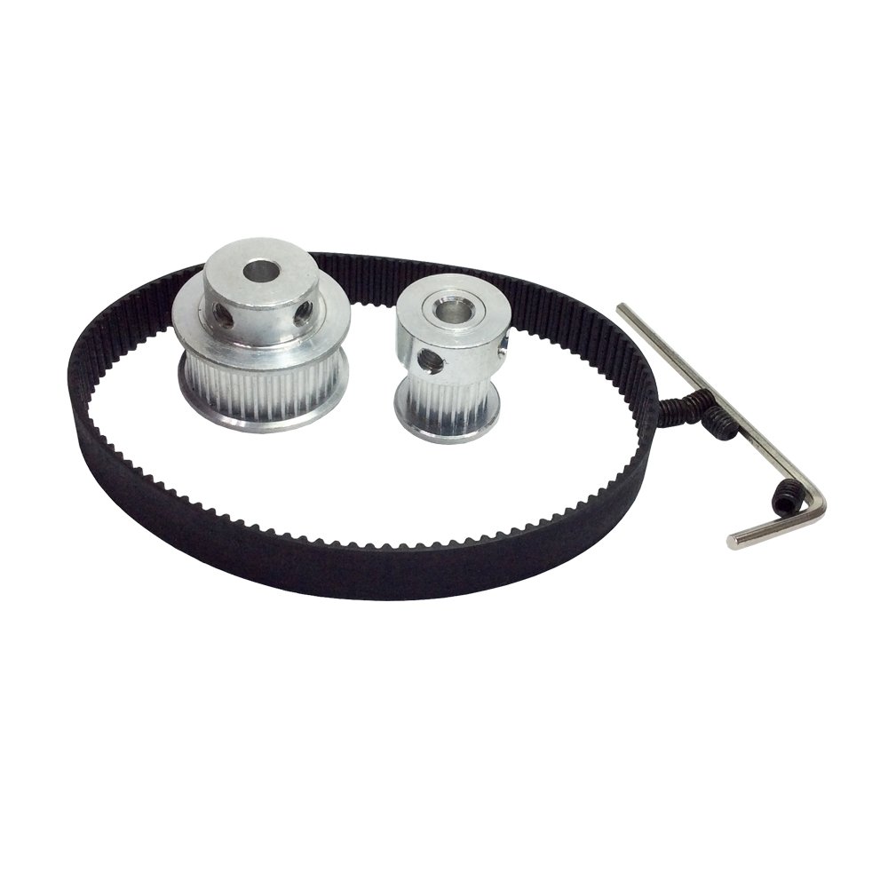 GT2 Timing Belt, 6mm Closed Loop Rubber Belt, Length 104mm, Width 6mm, Pitch 2mm