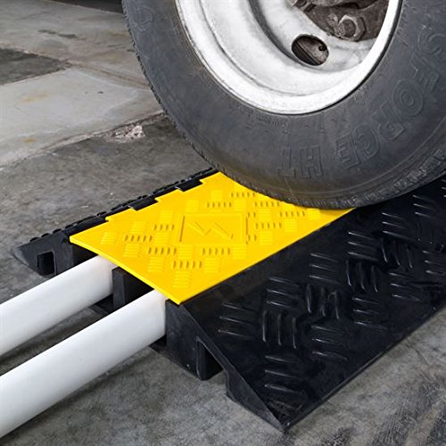 2Pack Bundle of 2Channel Heavy Duty Modular Cable Protector Ramps