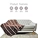 Tefici Electric Blanket Heated Throw with Fast Heating Technology,3 Heating Levels & 4 Hours Auto Off,Home Office Use,50