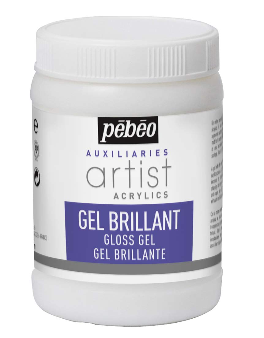 Pebeo 521330 250 ml Gloss Gel, Transparent