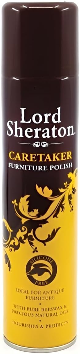 Lord Sheraton Caretaker Furniture Polish 300ml - Revitalize & Protect Wood