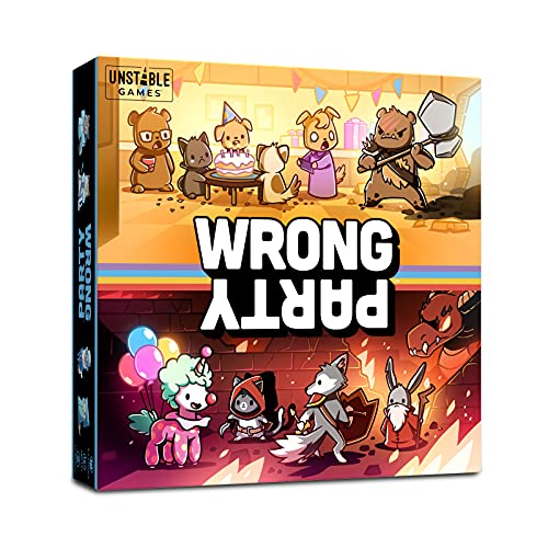 Unstable Games Wrong Party Base Game Delightfully quirky card game