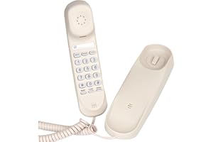 Sangyn Corded Phone for Home Mini Landline Telephone Wall Mounted Desk Phone No AC Power Required for Kitchen House Office