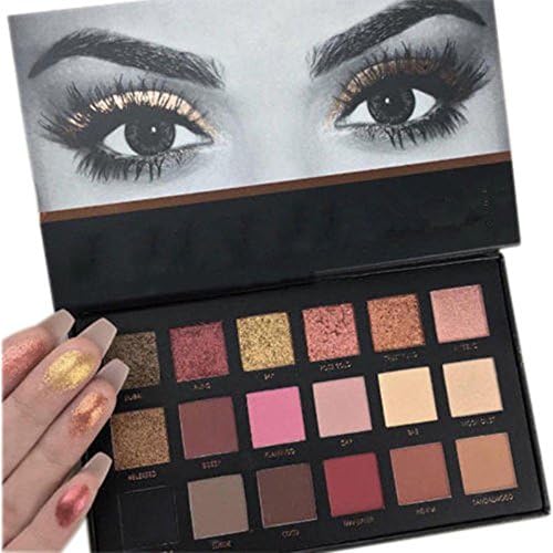 Cosmetic Desert Dusk Matte Eye Shadow Makeup Shimmer Eyeshadow Palette 18Colors