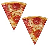 Pepperoni Pizza Nipple Pasties on White Pastease o/s