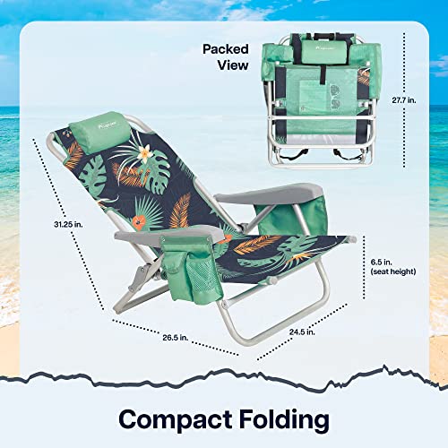 Lightspeed Outdoors ECO Ultimate Backpack Beach Chairs for Adults