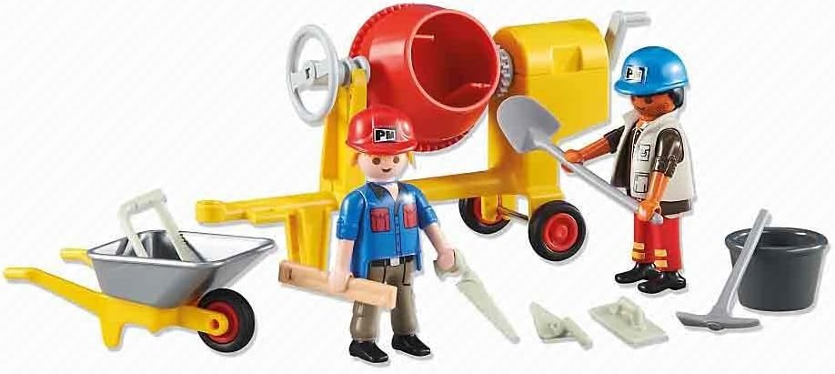playmobil obrero construccion