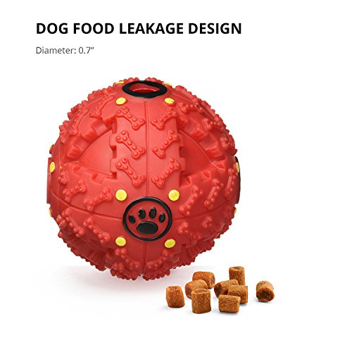 Interactive Dog Toys by FurryFido, Dog toys ball and treat dispensing for small/middles size(under 30lbs) dogs/cats/ and pigs Funny Dog Puzzle and Dog Toys for Boredom and Thinking