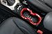 BORUIEN ABS Water Cup Bottle Holder Frame Ring Trim Cover for Jeep Renegade 2015 2016 2017 (Red)