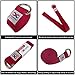 Cork Yoga Blocks 2 Pack and Yoga Strap Set with Box, Set, Yoga, Pilates, Deepen Poses, Improve Flexibility and Strength, Quality – Cork Yoga Blocks 2 Pack and Strap (Red) Setthumb 1