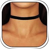 JAKAWIN Black Choker Necklace Gothic Velvet Necklaces for Women