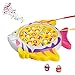 HG TOYS Fishing Game Electronic Rotating Fish Board Game Party Favors Educational Fishing Toy with Music Great Gift for Kids Boys Girls