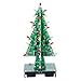 IS Christmas Tree Soldering Project, Icstation 3D Xmas Tree Soldering Kit with LED Flashing Lights DIY Soldering Practice 3 Colors Christmas Tree Assemble Kit for Learning Teaching STEM Educational