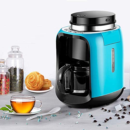 DSY Bohne Zur Tasse Kaffeemaschine, Filterkaffeemaschine 6 Tasse Mini-Reise-Kaffeemaschine Mit Kaffeemühle Und… – Bild 3