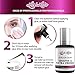 Eyelash Glue for Professional Lash Extensions - 10ML - Deep Black Lash Glue - Extra Strong Hold & Long Lasting - 1-2 Sec Drying Time - Volume Plus & Max Boning- Latex & Formaldehyde FREE Lash Adhesive
