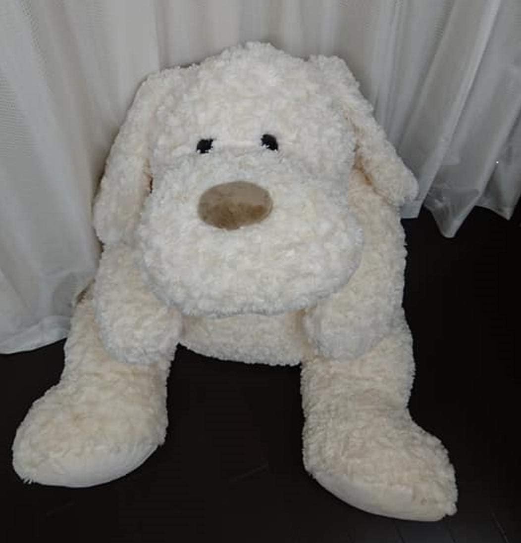 Amazon コストコ イヌのぬいぐるみ ふわふわ もこもこ 巨大 全長140cm Lying Puppy 56in ホワイト ぬいぐるみ おもちゃ Amazon コストコ イヌのぬいぐるみ ふわふわ もこもこ 巨大 全長140cm Lying Puppy 56in ホワイト ぬいぐるみ おもちゃ