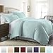 ienjoy Home Hotel Collection Soft Brushed Microfiber Duver Cover Set, King, Aqua