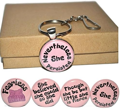 Assorted women quotes, she believed, bag zipper pull charm or keychain