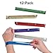 Kidsco Metallic Slap Bracelets - Pack of 12 - 9 Inches Assorted Colors Cool Snap Bracelet - for Kids Boys and Girls Great Party Favors, Bag Stuffers, Gift, Prize, Piñata Fillers