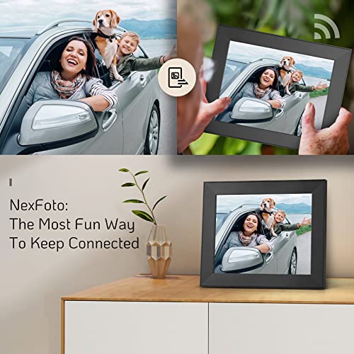 NexFoto Smart WiFi Digital Picture Frame 16GB Memory, Electronic Photo