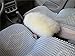 Forala Auto Center Console Pad Furry Sheepskin Wool Car Armrest Seat Box Cover Protector Universal Fit (W-Beige)