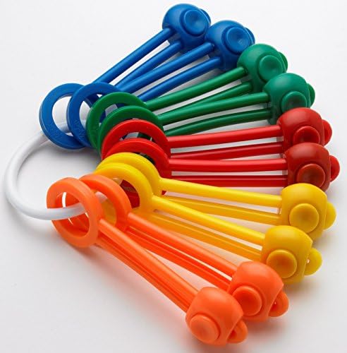 Pull Ties Reusable Bag Storage Sealer - Seal Bread, Cereal, Frozen, Plastic Bags Tight(original shorter length version)