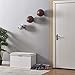 SAAINT Decorative Black Basketball Rack, Basketball Wall Hanger, Plastic Ball Claw