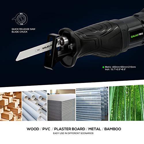 image for GALAX PRO Reciprocating Saw, GALAX 7.5 Amp Variable Speed Corded Recip