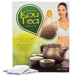 Kou Tea Slimming Tea : Detox Cleanse Weight Loss and Fat Burner Tea - 60 Tea Bags / 1 Month Supply